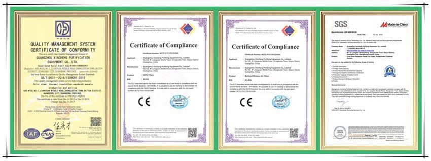 certificates of air filter1 certificates of air filter1
