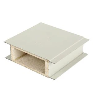 75mm Clean Room Glass Magnesium Sandwich Wall Panel