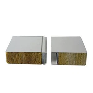 Color Steel Rock Wool Sandwich Board Of Steel Structure Board House